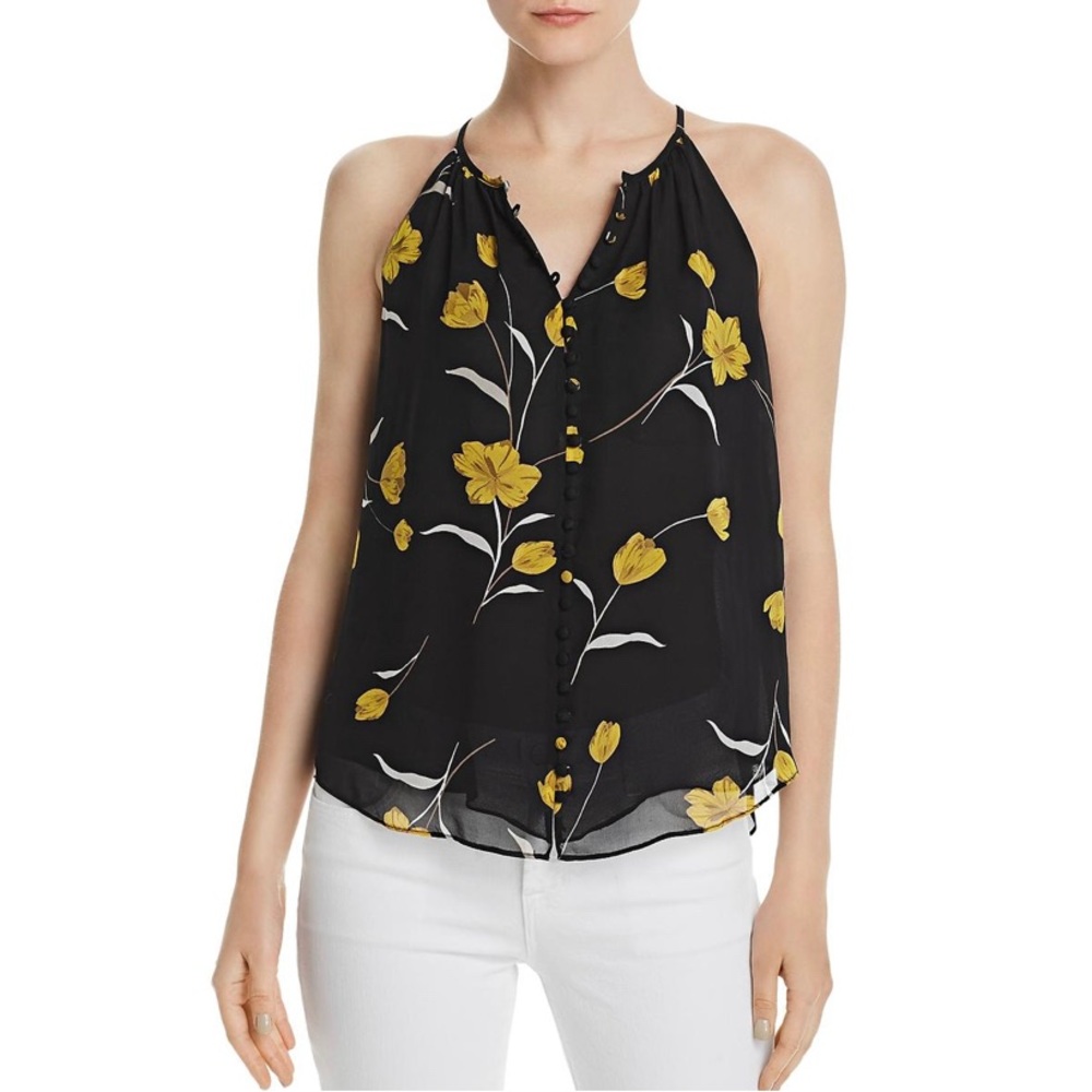 NWOT Joie Silk Floral Sleeveless Blouse Size XS